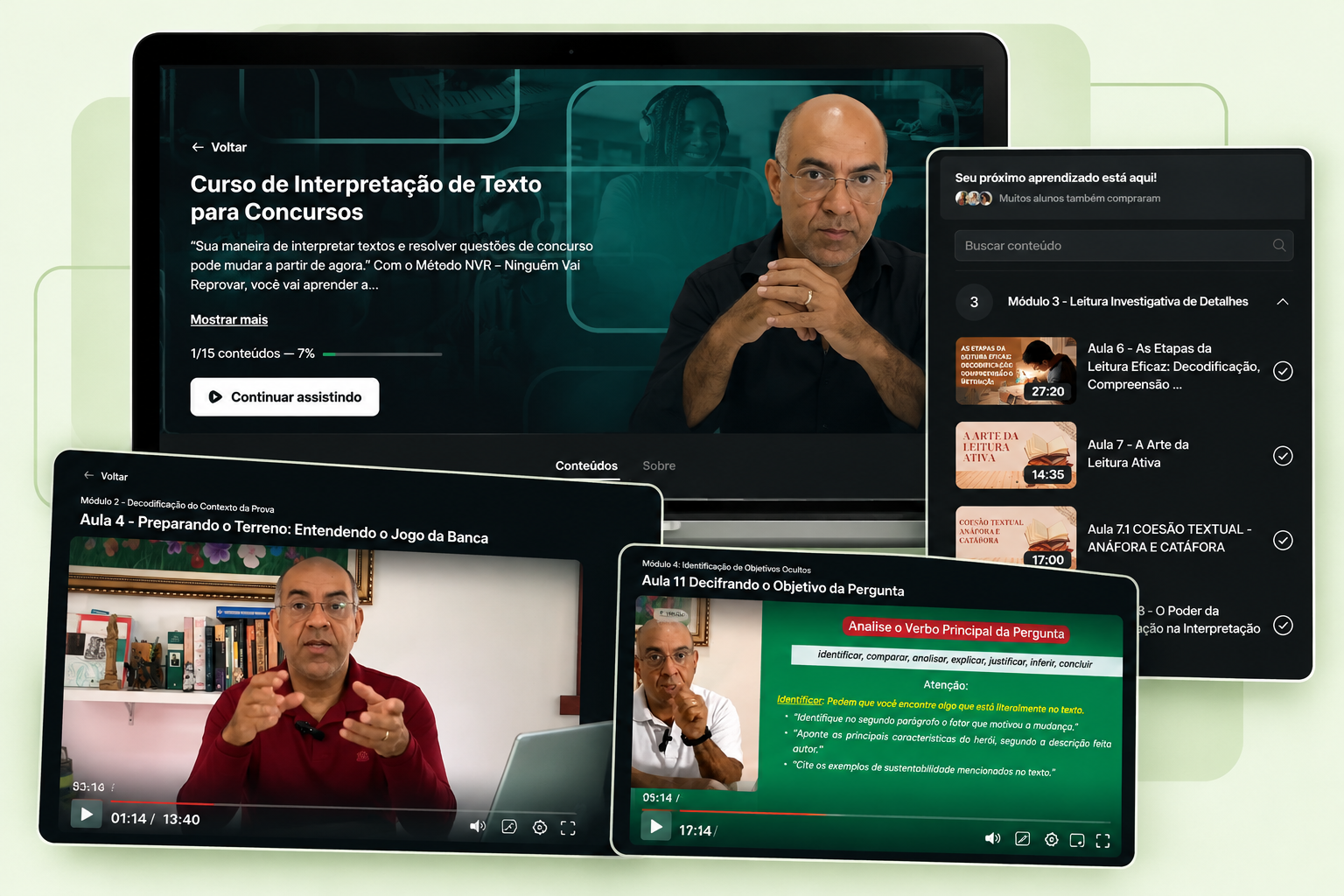 Conheça por dentro o Curso de Interpretação de Texto para Concursos — Método NVR